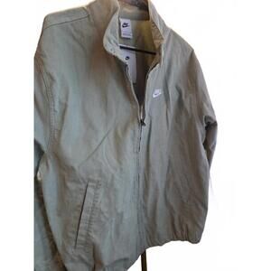 Nike Men's Light Green Corduroy Jacket Size Small